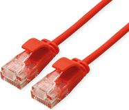 Roline UTP Data Center Patchkabel Cat.6A (Class EA), LSOH, extra dun, rood, 1 m