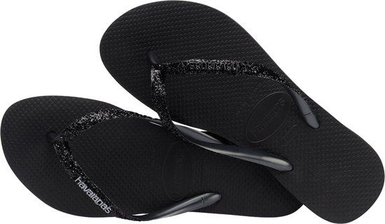Havaianas SLIM GLITTER II - Zwart - Dames Slippers - Maat 35/36 - Lente/Zomer 2024