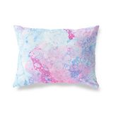 BonaMaison Aquarel Thema Decoratieve Kussensloop, Kussenhoezen Bank, Decoratieve Kussenhoesjes, Kussensloop; Sofa, Slaapkamer, Kantoor, Auto 35x50 Cm - Ontworpen en vervaardigd in Turkije