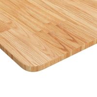 vidaXL Plateau de lavabo, marron clair, 100x50x1,5 cm, bois massif, traité