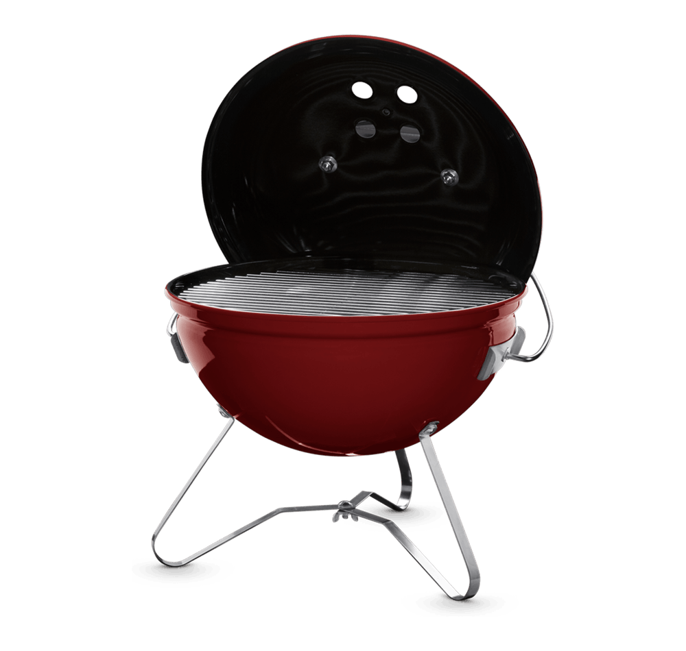 Weber Smokey Joe Premium rood / staal / rond