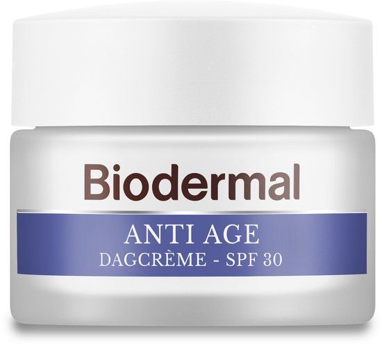 Biodermal Anti Age Dagcrème SPF30 - 50ml - Anti-Rimpel met Hyaluronzuur & Vitamine C