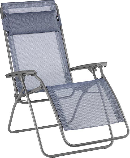 Lafuma Mobilier R Clip Relax Stoel Batyline - Blauw/Grijs