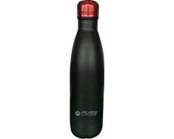 Pure2Improve Thermosfles - 500ml - Zwart/Rood