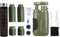 PolkaHome Filtre à eau Survival Filtre 15000L - Filtre à eau Outdoor - Purificateur d'eau - Kit de survie de purification d'eau, filtre à eau, filtres à eau kit d'urgence (incluant 2 filtres de remplacement + bouteille d'eau 300ml) Filtre 15000L