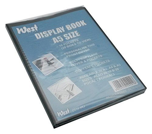 West A5 Display Book with 10 Fixed Display Sleeves