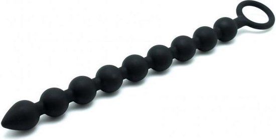 Rimba - Anaalkogels Siliconen 32 cm - Zwart