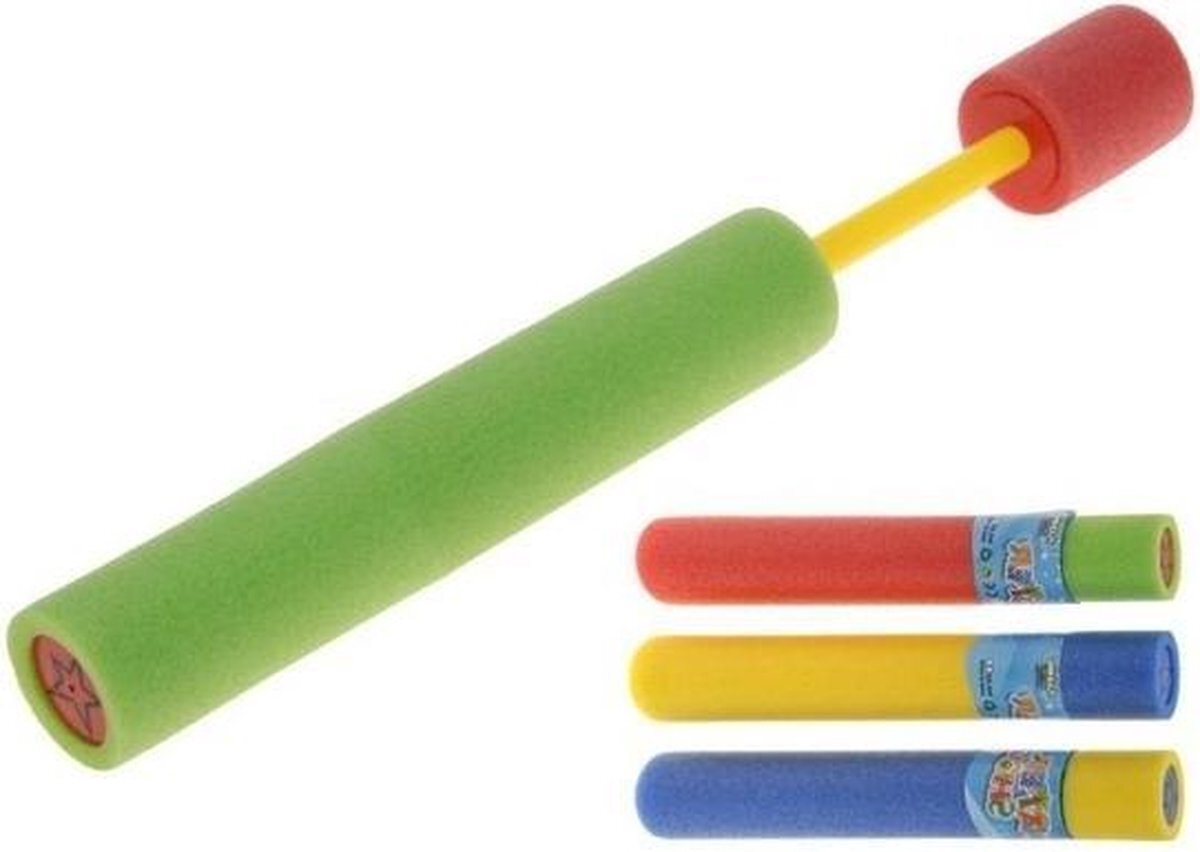 Summertime 8x Waterpistool van foam 26 cm - Waterpistolen/waterspuiten voor kinderen - Buitenspeelgoed/waterspeelgoed