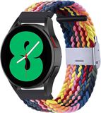By Qubix Qubix - Braided Nylon Smartwatch Bandje 22mm voor Garmin Forerunner 970 / 570 (47mm) / 255 - Multicolor Summer