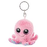 NICI Glubschis Octopus Sleutelhanger Poli 8 cm - Rose Créature marine en peluche Jouets