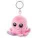 NICI Glubschis Octopus Sleutelhanger Poli 8 cm - Rose Créature marine en peluche Jouets