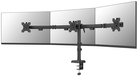 Neomounts DS60-600BL3 Monitorarm - 3 Schermen - 10-27 inch - Zwart