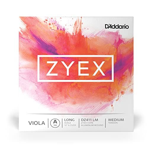D'Addario DZ411-LM Zyex Viola Single String 'A' Synthetic Fiber Long Medium