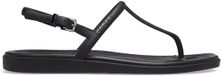 Crocs Miami Serie - Dames Thong Sandalen - Zwart - Maat EU 41-42