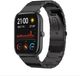 Strap-it Stalen Smartwatch bandje - Geschikt voor Xiaomi Amazfit GTS - Zwart