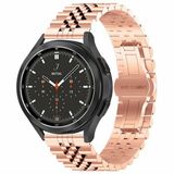 By Qubix - Stalen band - Rosé goud - geschikt voor Huawei Watch GT 6 / GT 7 / GT 6 pro / GT 7 pro - 46mm