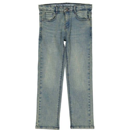 QPI regular fit jeans - mediumblauw