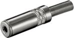 S-Impuls 3,5mm Jack (v) connector - metaal - 2-polig / mono