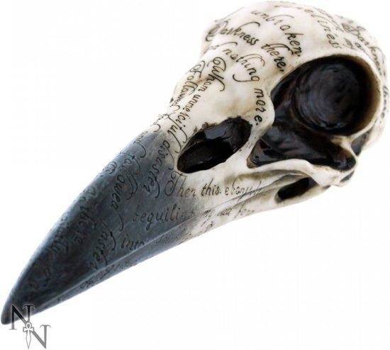 Nemesis Now Edgar's Raven Skull