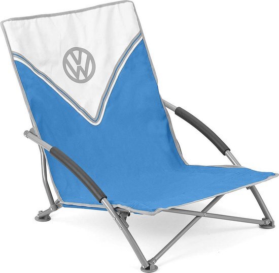 Volkswagen lage campingstoel blauw