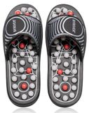Tongs de massage des pieds - Acupression - 39 boutons de massage - Taille 02XL - Avec 5 boutons de rechange