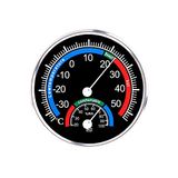 mumbi Thermometer hygrometer temperatuur luchtvochtigheid klimaat controle-indicator zwart