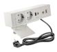 GTV - Meubelstopcontact BAR, 2 x Schuko, 1 x USB A, 1 x USB C, 1 x RJ45, 1 x HDMI, 1,5 m, Wit
