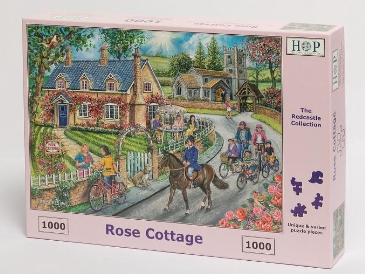 House Of Puzzles Legpuzzel - 1000 stukjes - Rose Cottage - House of Puzzels