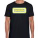 Bellatio Decorations Verkleed T-shirt voor heren - Zweden - zwart - voetbal supporter - themafeest S