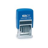 COLOP S126 mini-dater - 4 mm cijferstempel, 6 banden