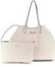GUESS shopper Victtoria 2 in 1 Tote Stone Logo crème