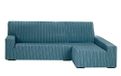 Bankhoes Martina Home Bankhoes elastisch chaise longue rechter arm 32x42x17 cm blauw