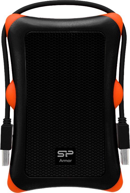 Silicon Power Armor A30 2.5" HDD Enclosure - Black/Orange