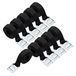 Amazon Basics Spanband, 2,5 m lang, 25 mm breed, draagvermogen van 150 kg, voldoet aan DIN EN 12195-2, 10 stuks, zwart