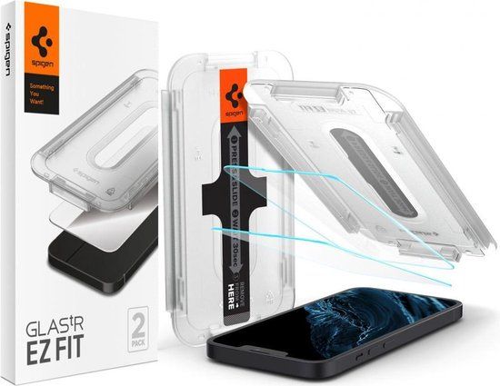 Spigen tR EZ Fit Screenprotector voor iPhone 13 mini - 2 stuks - Glas