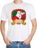 Bellatio Decorations Foute kerst shirt wit - Im not drunk - dronken Kerstman tshirt - voor heren XXL