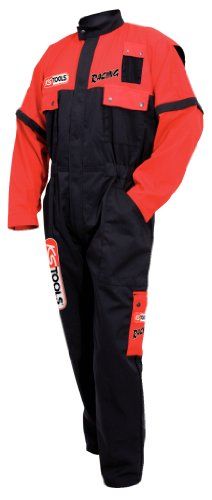 KS Tools 100394 Overall - rood/zwart, XXL