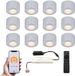 HOFTRONIC Navarra Smart LED Mini Opbouwspots Set van 12