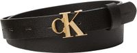 Calvin Klein Riem Mannen Leer Broekriem Zwart