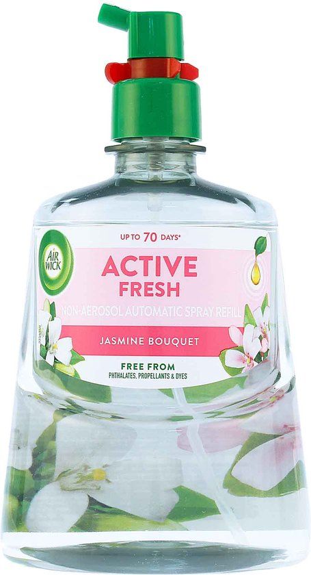 Air Wick Active Fresh Jasmínové Květy Náplň Do Automatického Osvěžovače 228 Ml
