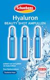 Schaebens Hyaluron Beauty Shot, meer vocht en opvulling, ampullen met duo-hyaluronzuur, hypoallergeen en veganistisch, 12,7 gram