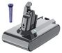 Dyson V6 Batterie, reservebatterie 6,0 Ah, compatibel met SV03, SV05, SV07, SV09, DC62, DC58, DC59, DC61, DC72, DC74, Jaune, inclusief filter