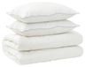 Couette et Ensemble d'oreillers 3 pièces 200x220 cm 4 saisons 220 g/m² Laine