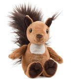Schaffer Knuddel mich! Luzy 5691 pluche dier eekhoorn bruin wit M 25 cm