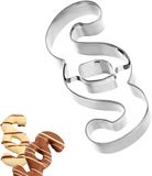 Westmark Koekjesvorm Paragraaf – Koekjesvormpjes van roestvrij staal voor advocaten en juristen – Precieze uitsteker voor deeg, kaas, groenten en feestdecoratie, 8 cm, zilver