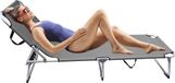 Fauteuil de jardin et de balcon, pliable, jusqu'à 110 kg, de plage