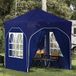 Prolenta Maison Exclusive - Pop-up partytent, 192 x 192 x 245 cm, blauw