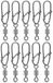 Dragon Super Lock wartel met clip, maat 12, 10 stuks