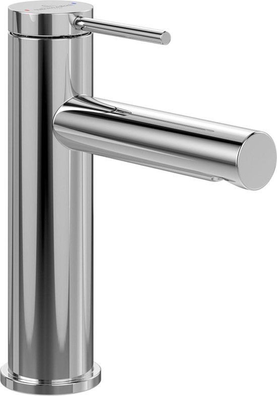 Villeroy & Boch Loop & Friends Wastafelkraan - Chroom - Met Trekstang - 16.6 cm Hoog