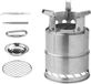 Non-branded Poêle à bois pliable pour camping et activités de plein air - Appareil de cuisson durable et léger